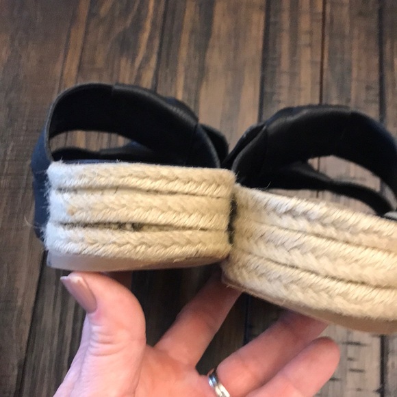 Lucky Brand Izbremma Leather Knot Espadrilles - Picture 8 of 13